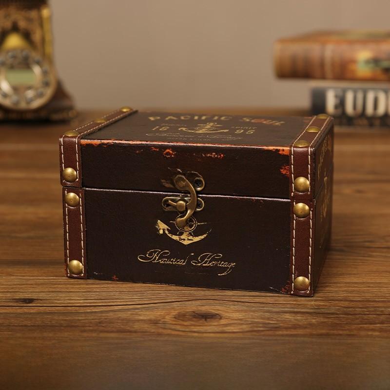 Leather Versatile Desktop Organizer Box For Cosmetics Stationery And Accessories