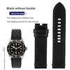 For TUDOR Black Bay Qicheng Bronze Little Red Flower Zenith Vintage Genuine Leather Watch Strap Men 22mm 23mm Cowhide Wristband