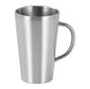 Taza Termo Aislada de Doble Pared de Acero Inoxidable 304 con Asa - Dorada
