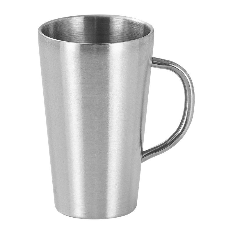 Taza Termo Aislada de Doble Pared de Acero Inoxidable 304 con Asa - Dorada