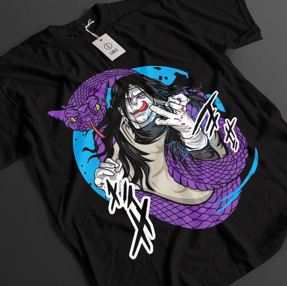 Naruto Shirt Orochimaru Tshirt Tsunade TShirt Sasuke Anime Jiraya Unisex Tee S