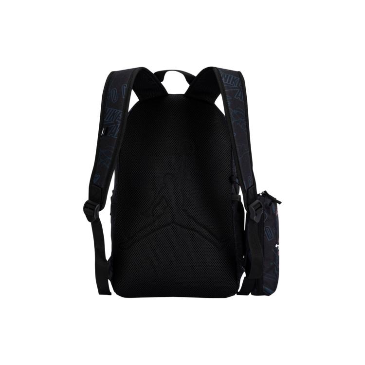 New Jordan Polyester Pencil Pouch Backpack Regular Unisex Jet Black JD2433038PS-001