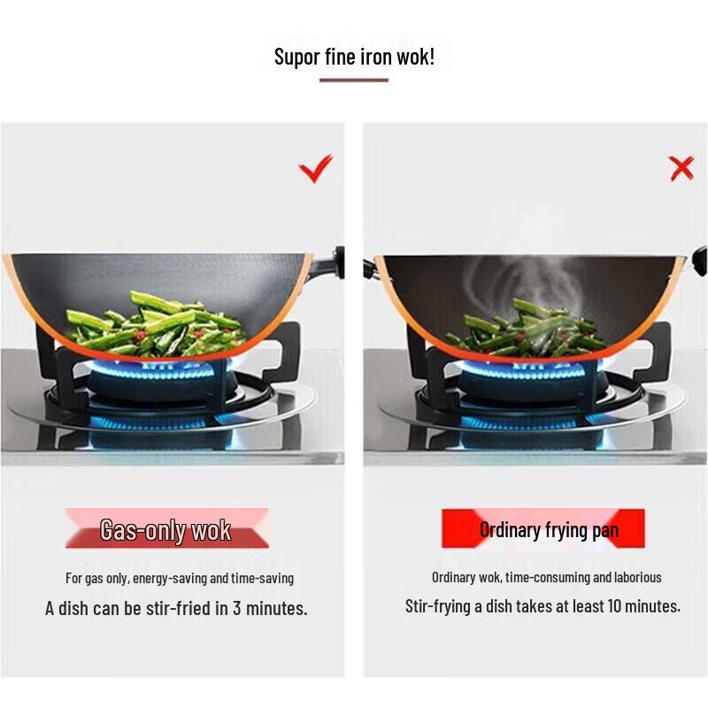 Supor 32cm Enamel Anti-Rust Wok