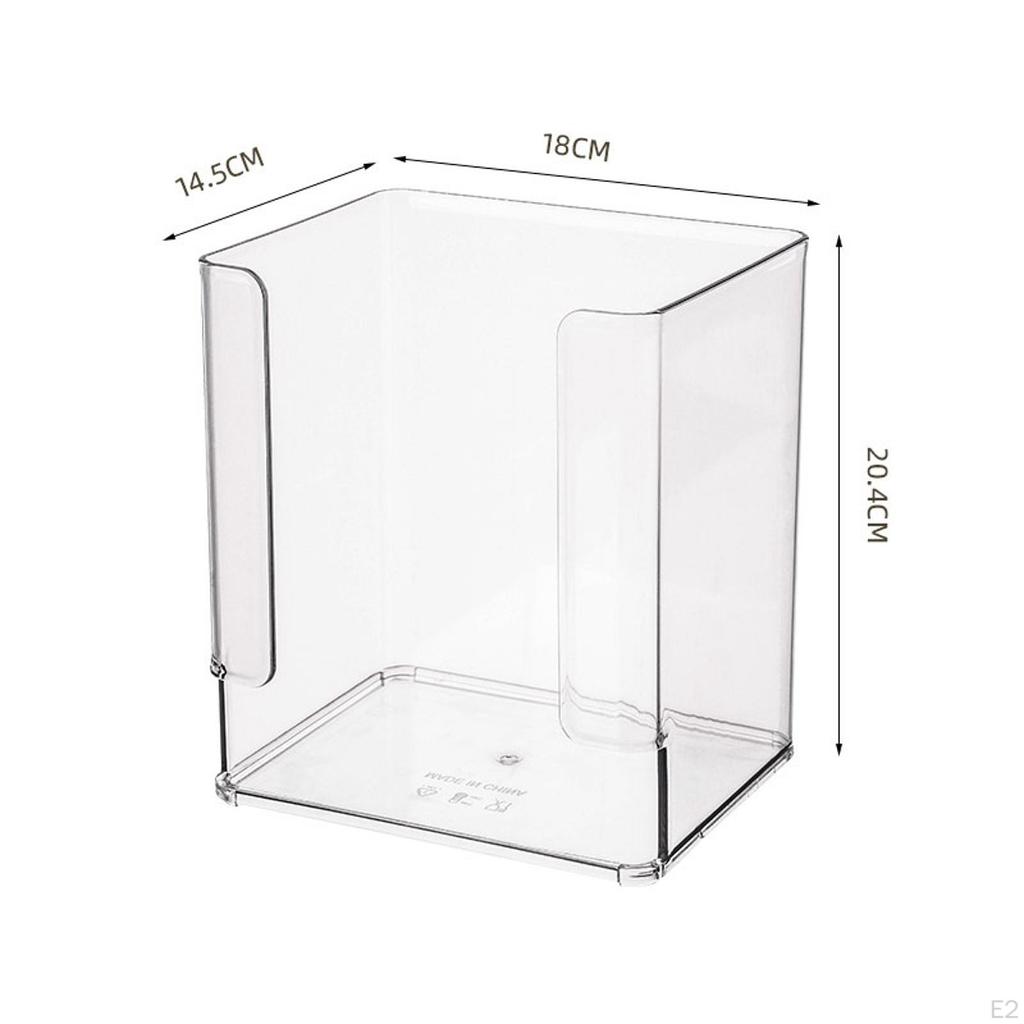 Zeitschriftenständer, Schreibtisch-Buchorganizer Klare Schaukasten-Ablagebox Aufbewahrungsbox Vitrine zum Organisieren