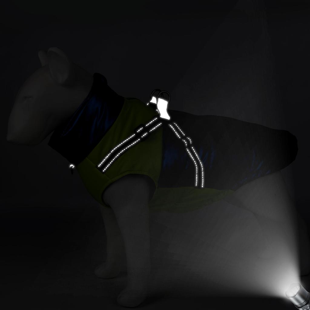 S-6XL Zimní teplá bunda pro domácí mazlíčky, psy, oblečení, nepromokavý kabát pro velké psy, vesta s postrojem pro malé, střední, velké psy, francouzský buldoček