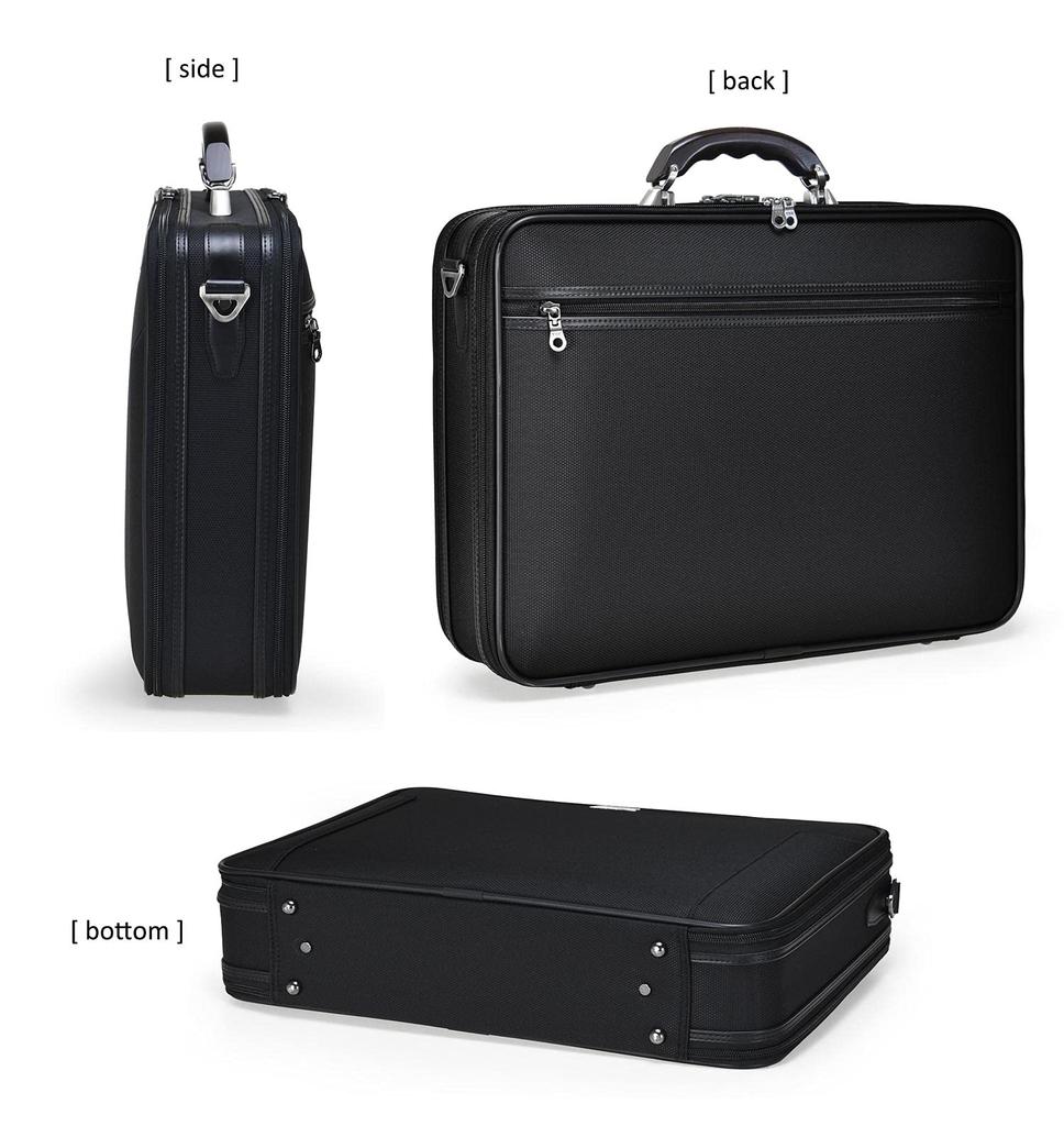 Bagex Business Soft Attache Case L, Honoo Series, Fits A3 Documents, Made In Toyooka, Hyogo Prefecture, 24-0358