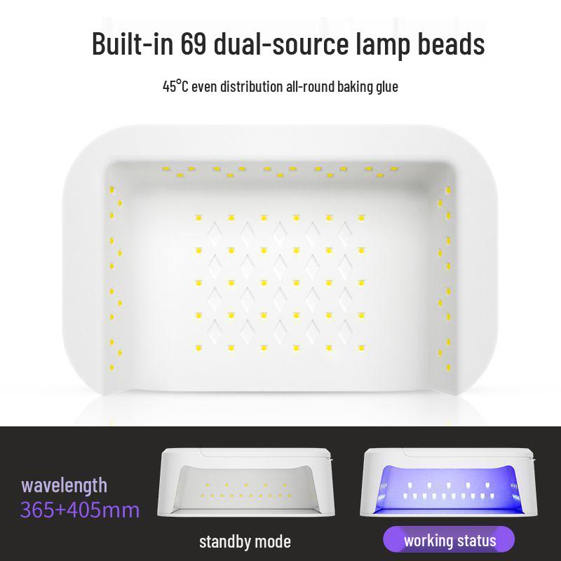 High Power UV LED Nail Lamp - Fast Drying, No Blackening, for Gel Nail Polish