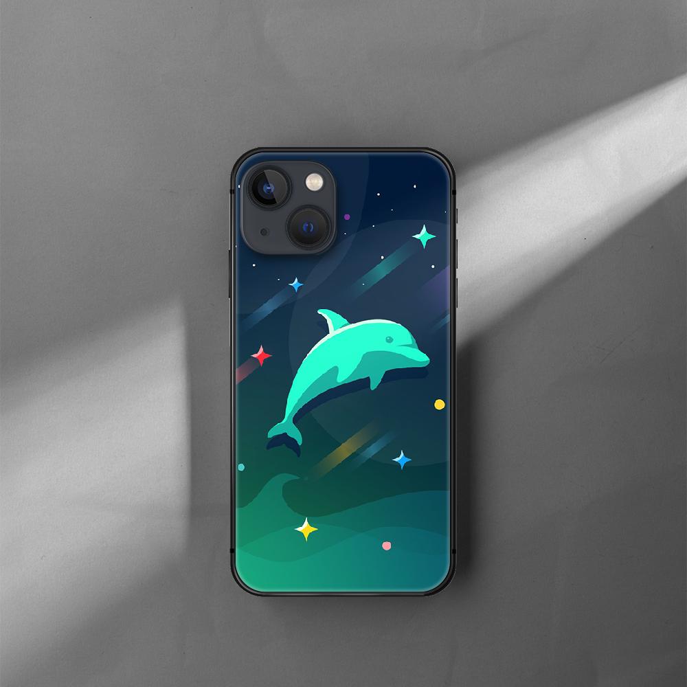Delfin Niedliche Tier Handyhülle für iPhone Samsung Galaxy Redmi Xiaomi Oppo OnePlus Note SA 7 8 9 10 11 12 13 14 20 21 22 23 53 54 Pro Max Plus Ultra