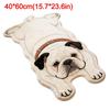 Pet Theme Rug Dog Shaped Rug Decorative Carpet Animal Floor Mat  Bedside Floor Decor