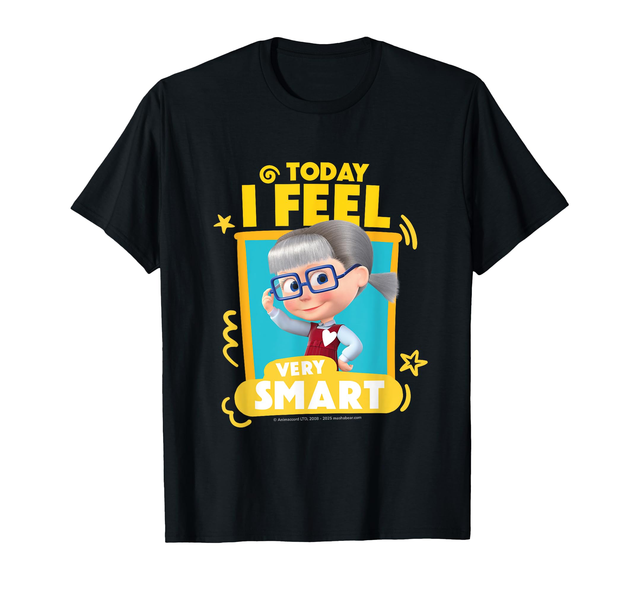 Today I Feel Smart Friends. T-shirt чёрный