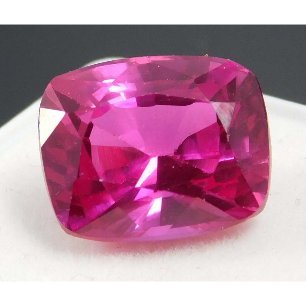 Natural Pink Ruby Loose Gemstone Cushion Cut 10.55 ct for Jewelry Making and Gem Collections