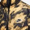 Nike Printed Logo Zip-Up Hooded Down Jacket Winter Men Jacket Yellow CU4407-700