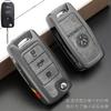 hijk1 Leather Car Key Case Cover Shell Bag For Volkswagen VW Polo Tiguan Passat Golf 4 5 Jetta Beetle Scirocco Keychain Accessories