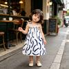 Girls Summer Strap Dress Floral Beach Princess Kids Dress