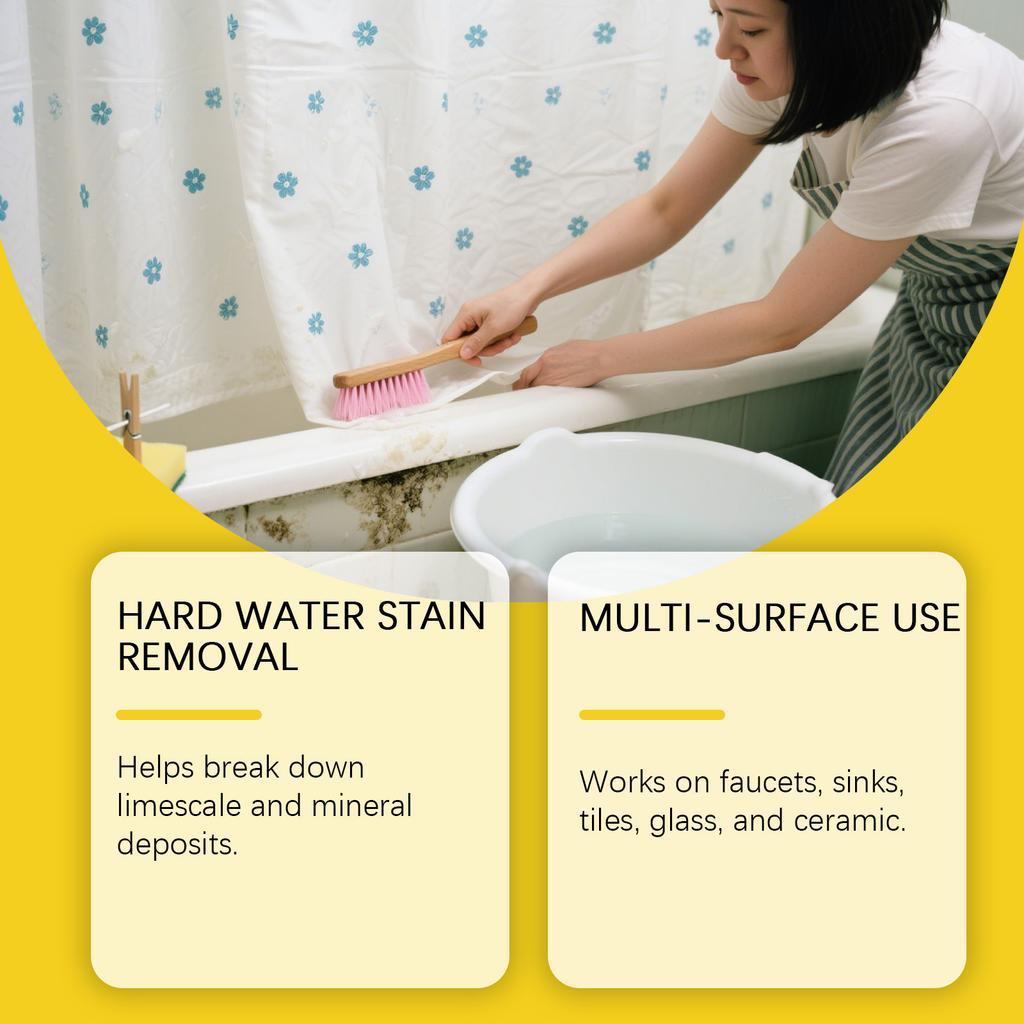 JAYSUING Bathroom Cleaner - Bathroom Daily Cleaning Stain Remover Fresh Scent Multi-Purpose Cleaner Spray