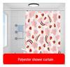 Retro Map Blackout Silk Curtain Divider for Bedroom