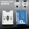 1-10 pièces Pare-brise de voiture Identifiant de stationnement Porte-carte protecteur transparent Porte-cartes auto Porte-billets Clips de fixation à ventouse Clips de fixation