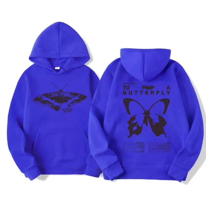 Kendrick Lamar Album To Pimp A Butterfly Tracklist Hoodie Men graphic Hoodie Aesthetic Long-sleeved sweatshirt