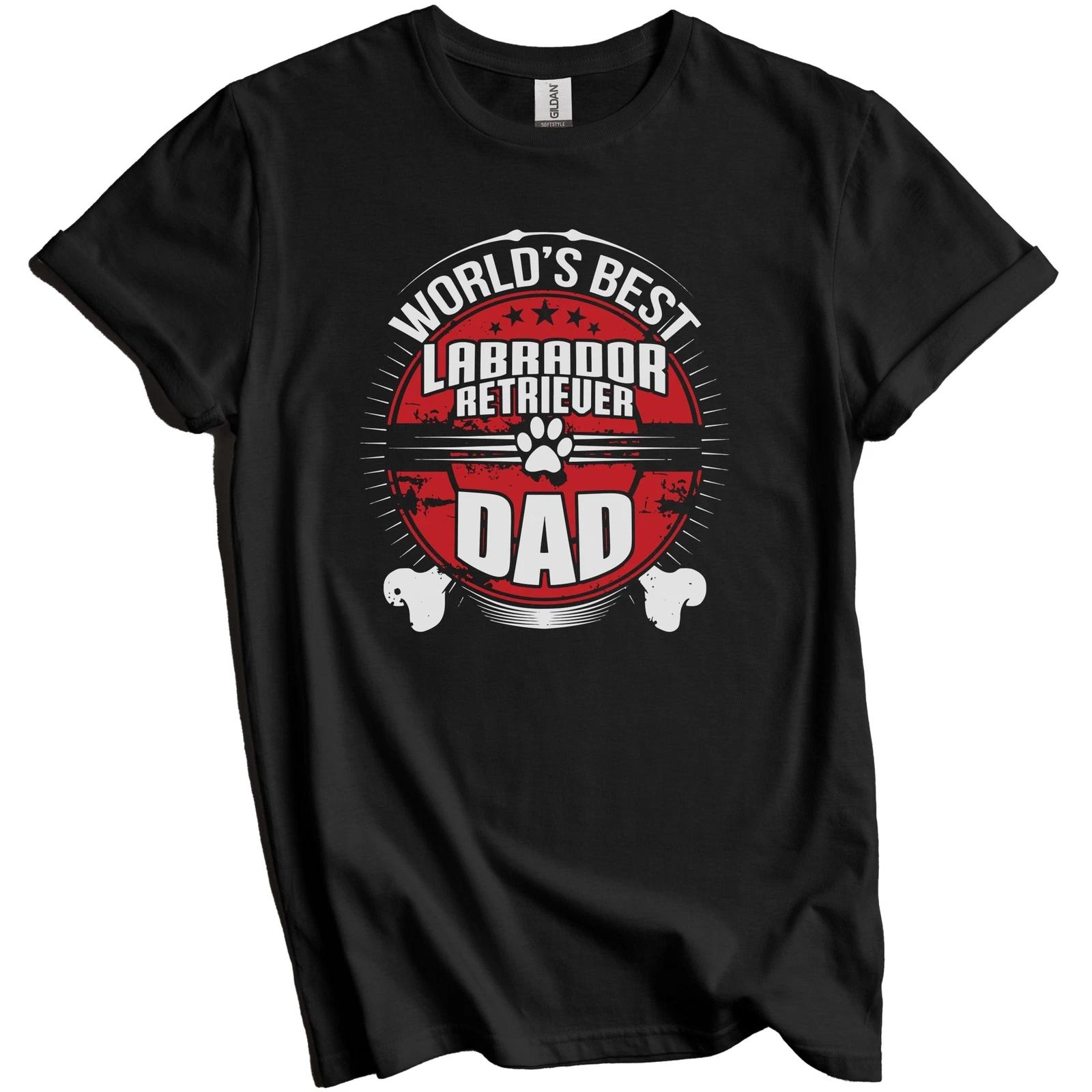 

World s Best Labrador Retriever Dad Dog Owner T-Shirt S