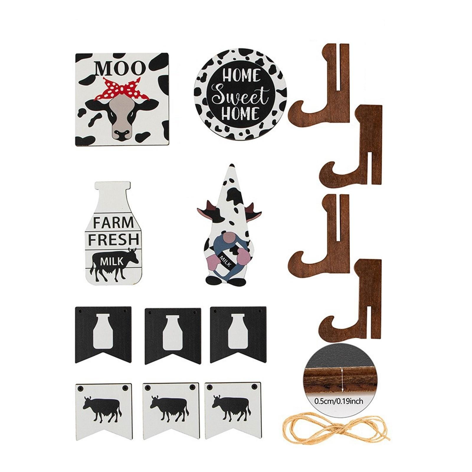 

Многоуровневый декор подноса, деревянные вывески в деревенском фермерском доме, украшения для кухонного домашнего стола, товары для вечеринок, поднос не входит в комплект One Size