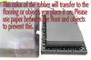 YNAK Rubber Mat for Outdoor Air and Home Reduces vibration and rattle provides and prevents Features circular protrusions x 10cm x 2
