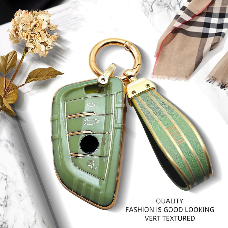 Luxurious Remote Car Key Case Cover For BMW X1 X3 X4 X5 F15 X6 F16 G30 1/3/5/7 Series G11 F48 F39 520 525 F20 G20 118I 218I