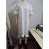 European & American Summer Tassel Hollow-Out Dress - Women's Loose Fit with Five-Point Sleeves