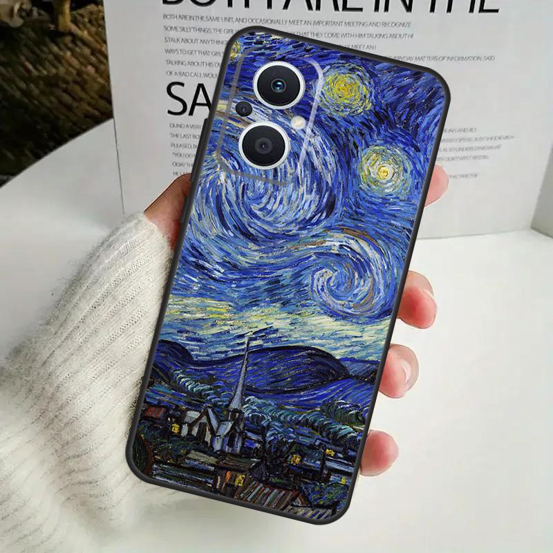 

Чехол Van Gogh Starry Night для OPPO Reno 8 7 6 5 4 Lite 8T 5Z 4Z 10 11F OPPO Find X5 X6 Pro X2 Neo X3 Lite OPPO Find X3 Neo