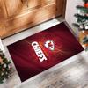 Tappeto in Velluto di Cristallo Kansas City Chiefs Morbido Anti?Tappetino Antiscivolo Comodo per Casa Soggiorno Camera da Letto Tappeto Decorativo
