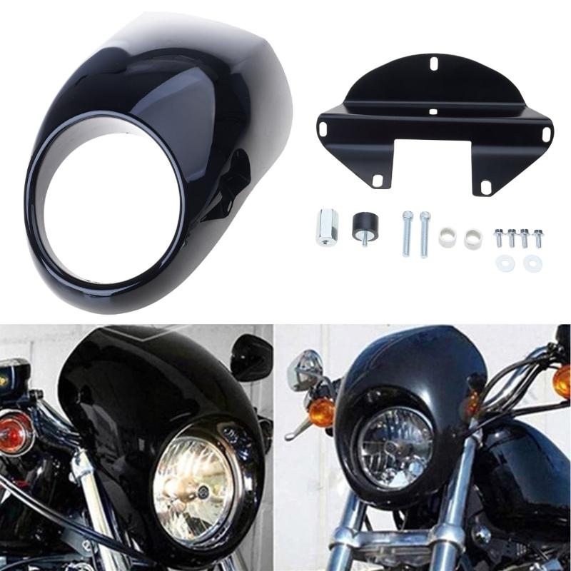 Owiewka reflektora motocyklowego 6" Szyba Cafe Racer do 883 XL 1200