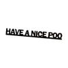 Funny Bathroom Door Sign Novelty Easy Mount with Humorous Quotes Restroom Wall Arts for Dorm Apartment Public Toilet Cafe Bar