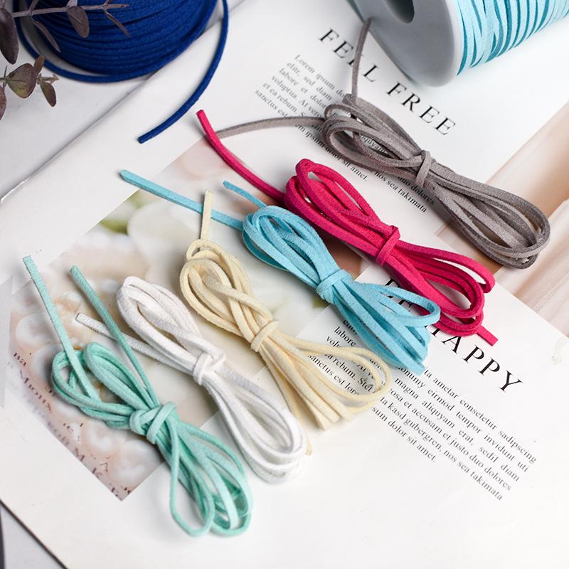 Velvet Faux Leather Cord for DIY Cake Boxes, Jewelry, Hair Accessories, Bouquet Gifts, and Decoration Bows.
