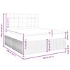 Box Spring Bed with Mattress Black 200x200 cm Velvet