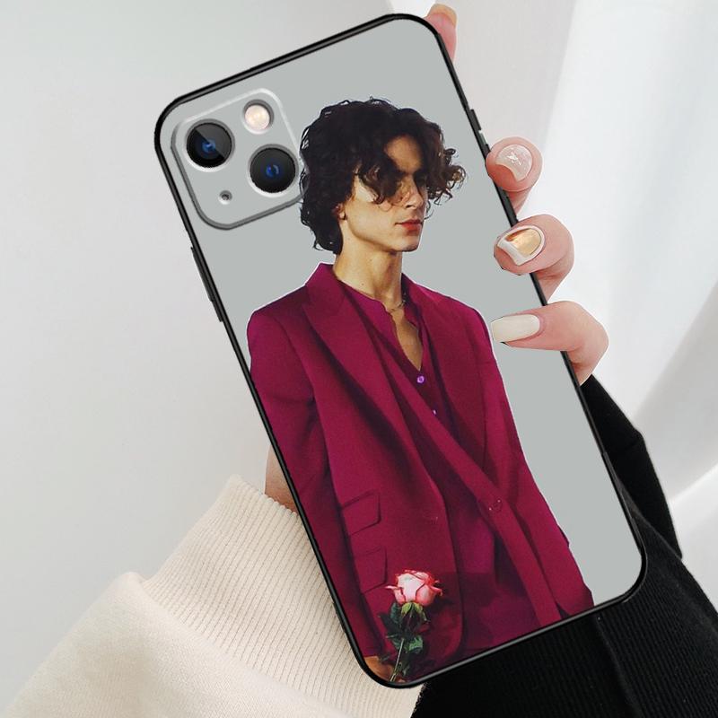 Timothee Chalamet Actor Phone Case For iPhone 17 Pro Max 14 13 12 11 15 16 Pro Max mini 16 15 Plus 16e 17 Air Cover
