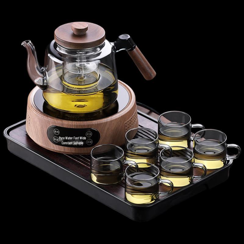 Electric Ceramic Tea Stove and Glass Kettle Set