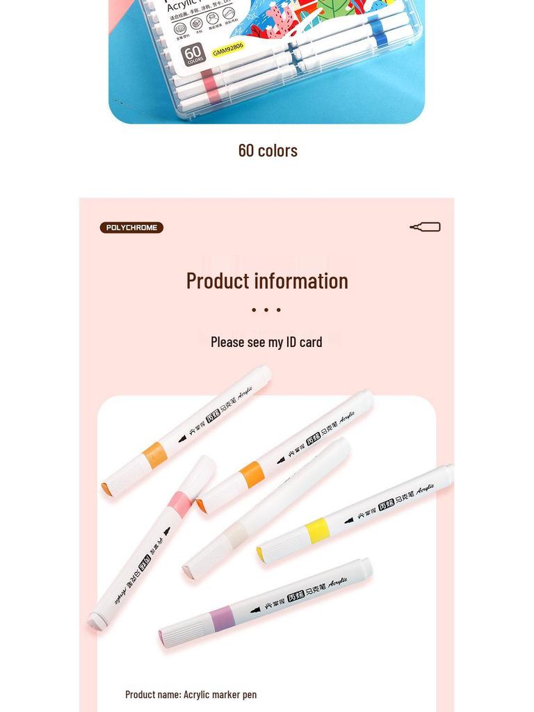 Master Soft Tip Acrylic Markers & Layerable Color Pencils with Art Brushes for Kids