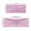 Chair Waistband, Bowknot Waistband, Premium Elastic Chair Cover With Buckle Slider, Elastic Chair Strap Suitable For Wedding And Event Decoration