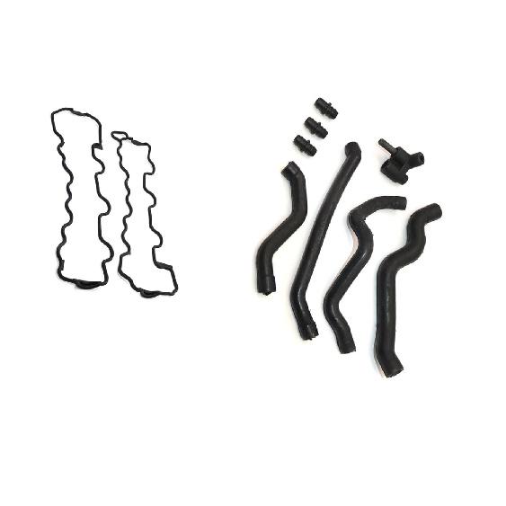 NLQR Valve Cover Gaskets Set of 2, Compatible with Mercedes-Benz ML320 E320 CLK320 C280 SLK320 C240 C320N 1998-2005, Replace VS50758R 1120180382