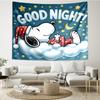 Cute Dog  Dreams Under Stars Tapestry Hanging for Bedroom,Livingroom, Playroom,Decor Art Room Wall Tapestry Holiday and Birthday Gifts