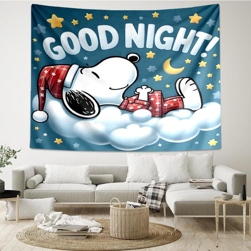 Cute Dog Dreams Under Stars Tapestry Hanging for Bedroom,Livingroom, Playroom,Decor Art Room Wall Tapestry Holiday and Birthday Gifts