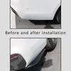 Jsorum 2Pcs Rear Bumper Canard Splitter Protector, Universal Bumper Lip Spoiler Kit Exterior Decorations For Car (Black)
