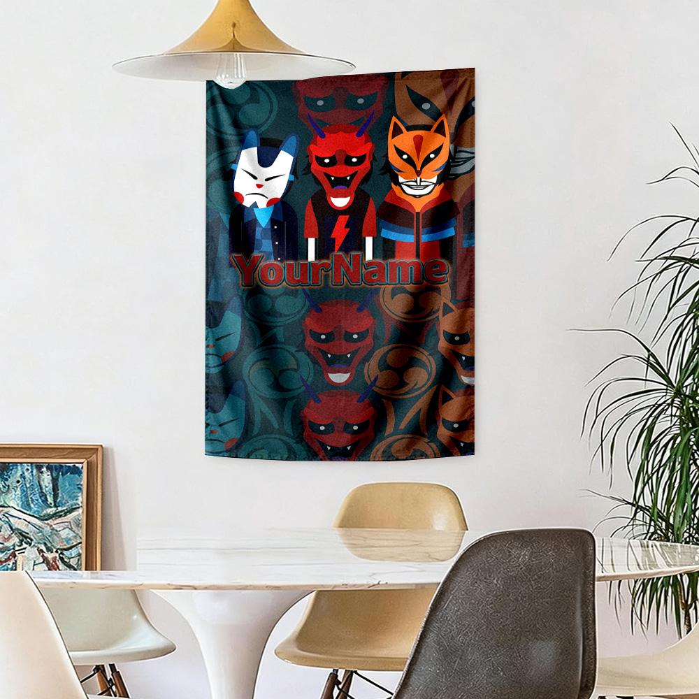 Incredibox Custom Your Name Wall Decor Tapestry Art For Pet Memorial Birthdaywedding Party Backdrop Family Gift