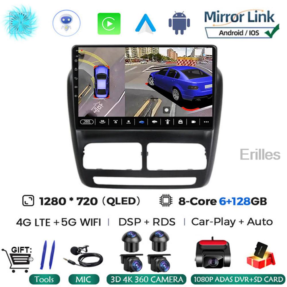 Android 14 Car Radio For FIAT DOBLO / OPEL COMBO TOUR 2010-2015 GPS Navi 1280*720 QLED DSP Carplay Multimedia Player NO DVD