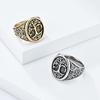 2026 Retro Style Tree of Life Ring Ring Men's Domineering Oversized Wrench Personalized Hand Jewelry