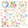 Easter Stickers for Windows Glass Kitchen 2026 New Easter Egg Bunny Decoration Removable Waterproof Holiday Decorations
