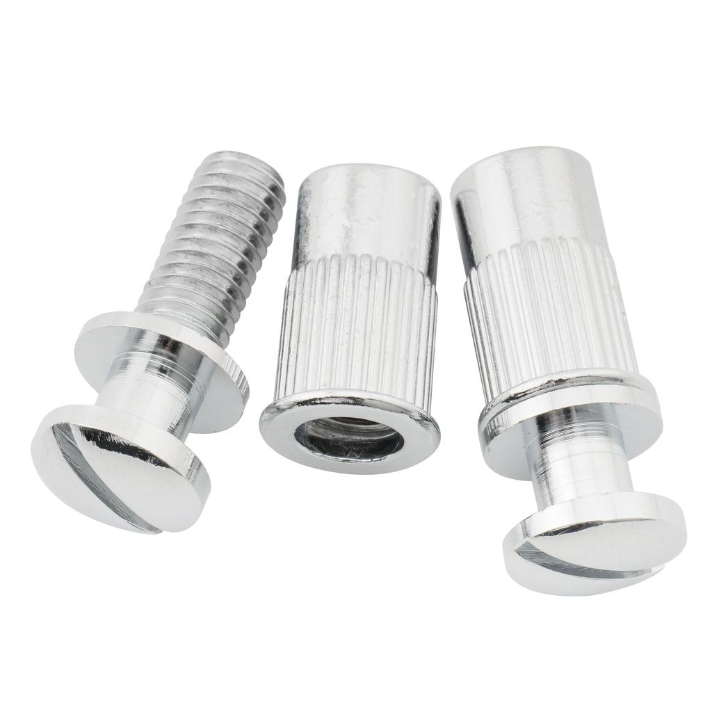 Musiclily Pro Badass-Type Bridge, 10.5mm Pitch, for Epiphone LP Junior Les Paul Electric Guitars, Chrome