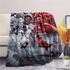FCB Print FlAannel Blanket, High quality Comfortable for All Seasons, Home Decor, Warmth and Comfort