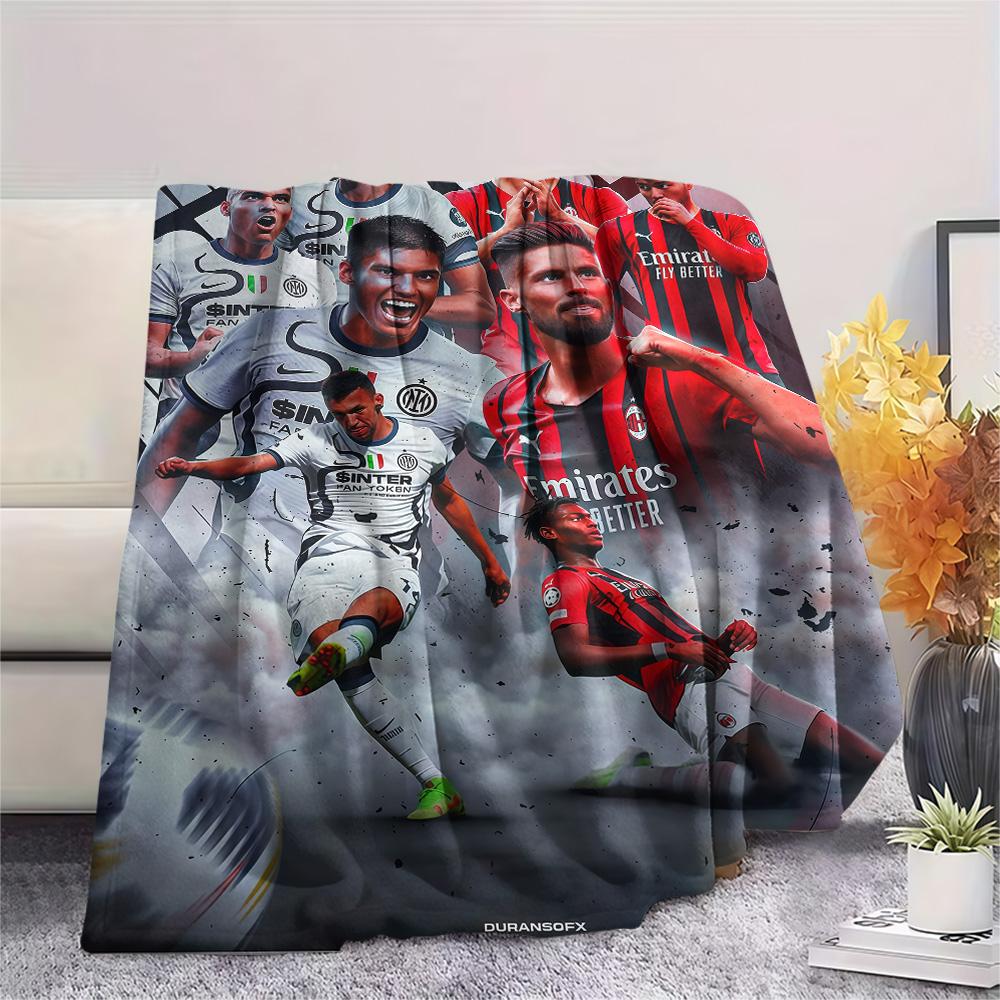 FCB Print FlAannel Blanket, High quality Comfortable for All Seasons, Home Decor, Warmth and Comfort
