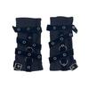 Buckle Street Dance Sleeves Metal Rivet Punk Style Sleeves New Fingerless Gloves  Motorcycle Riding