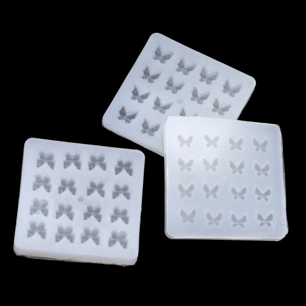 1pcs/bag Butterfly Shape Epoxy Resin Molds Charm Pendant Silcone Moulds For DIY Jewelry Making Epoxy Resin Craft Accessories